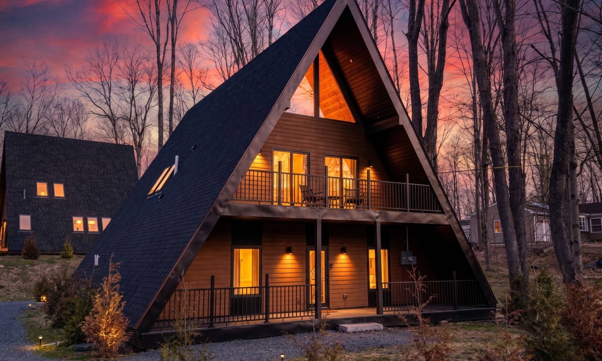 Locust Lake Village House | A-Frame Escape | Firepit Nights + Lake Days