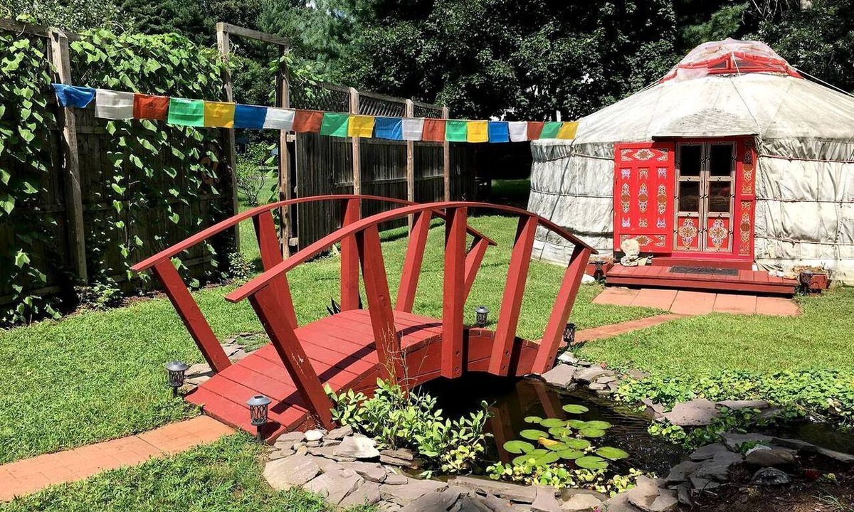 Saratoga Springs Cabin | Authentic Mongolian Yurt for a Serene Healing Retreat in Saratoga Springs, New York