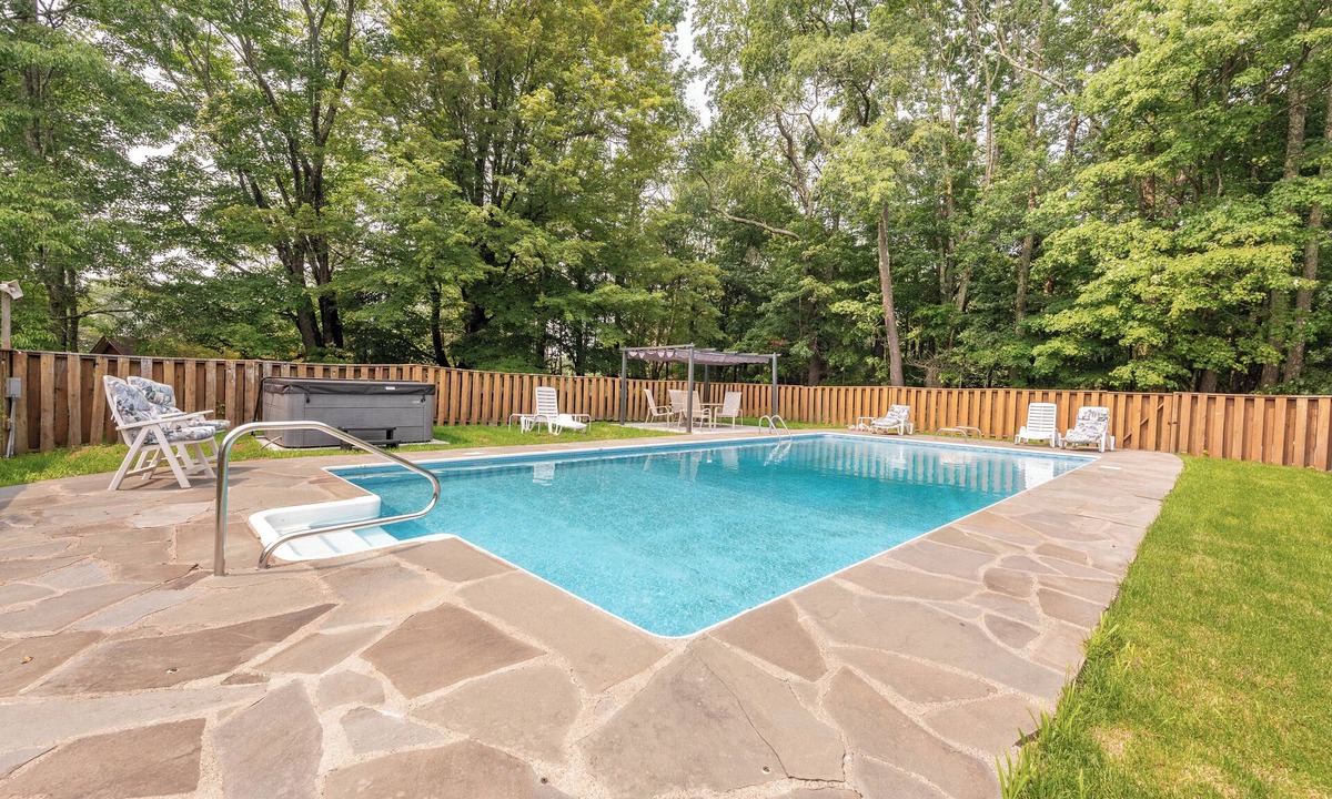 Mongaup Valley Cabin | Bethel Woods Retreat on 45 acres with Hot Tub Arcade Pool & Firepit!