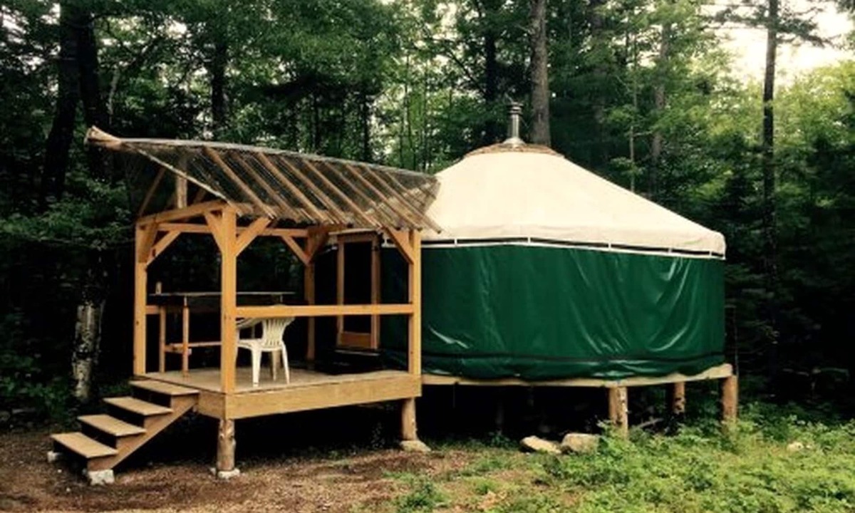 Chatham RV Rental | Cozy Yurt in the Peaceful Woods in Chatham, NH