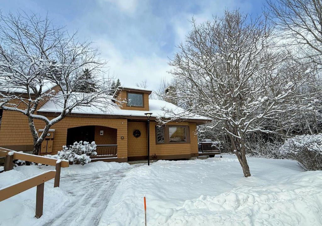 Carroll House | FC14 Slopeside Bretton Woods cottage with AC large patio and private yard Walk to slopes