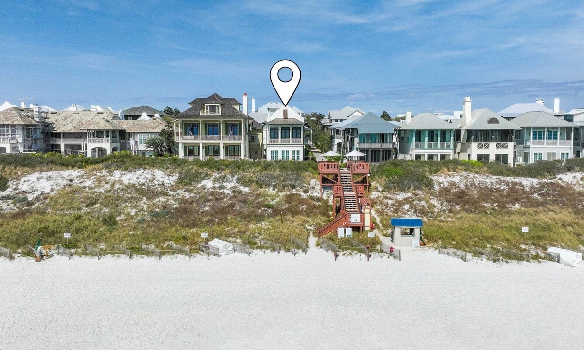 Rosemary Beach House | Gulf Front in Rosemary + Beach Access- 34 South Briland Main House