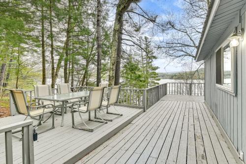 Hadley House | Lake-View Cabin w/Furnished Deck in Hadley!