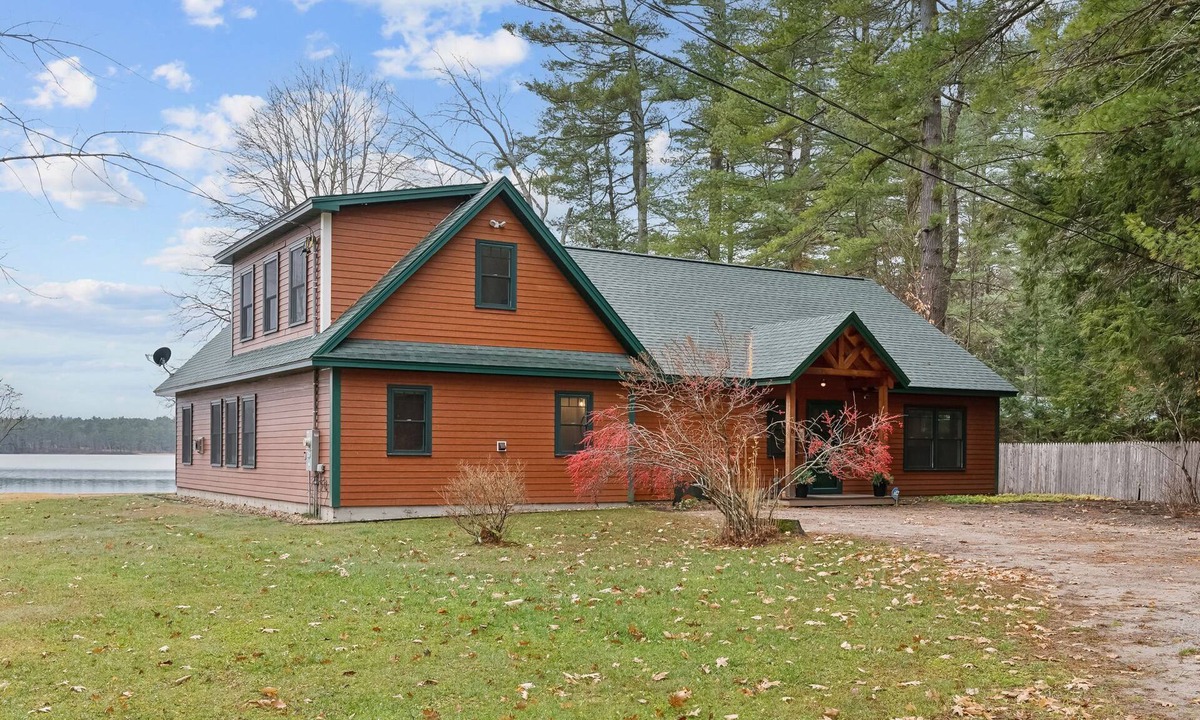 Naples Ski Chalet | Luxury Waterfront Escape on Brandy Pond with Private Sandy Beach