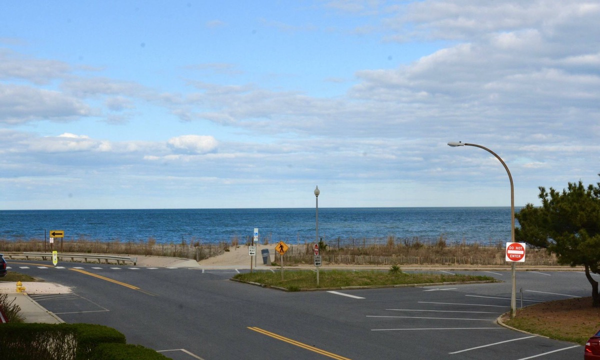 The Pines House | Ocean Block North Rehoboth Beach House Parking Porch with Views