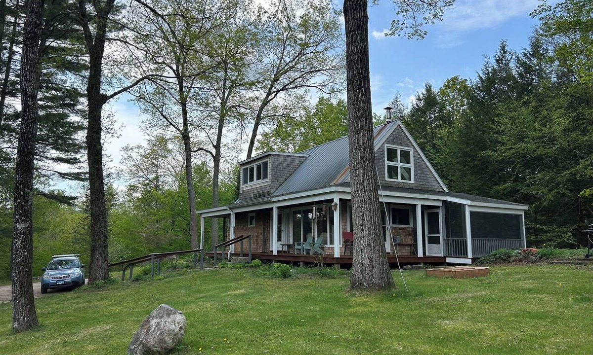Tamworth House | Private mountain retreat with trout pond on 17+ acres of meadow and forest.