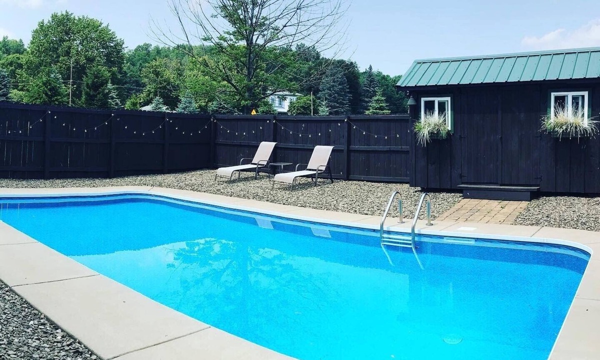 Cherry Creek House | Private pool, barn game room, cozy Tiny house.