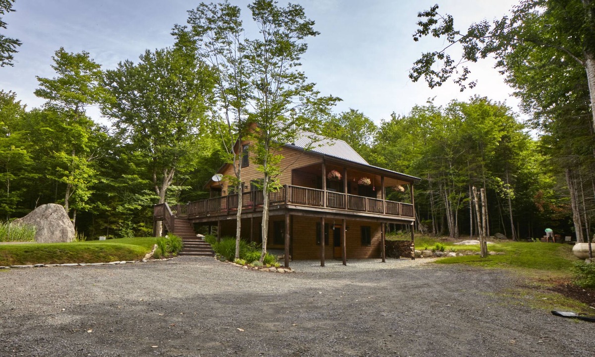 Town of Webb Cabin | Rock Haven at North Street, Wooded Cabin Retreat in Old Forge, NY