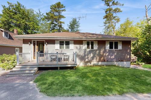 Orland House | Secluded waterfront home with private dock, outdoor dining, firepit, WiFi & W/D