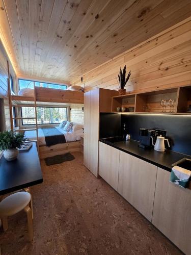 Quakertown House | Spruce: Tranquil Modern Family Tiny Home Pod with 300-Acre Forest Views near Quakertown, Pennsylvania