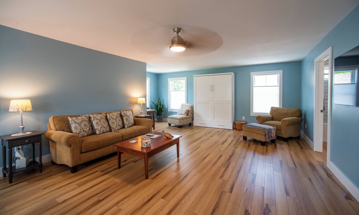 Milton Apartment | Town center, walk to popular amenities, short drive to local beaches.