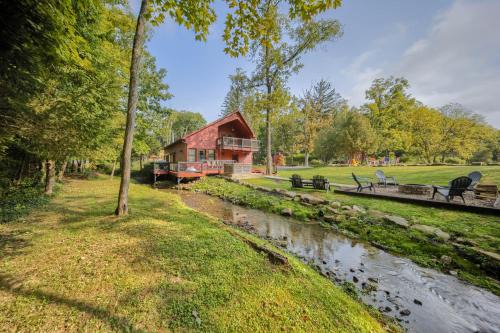 Swengel House | Willow Brook Getaway: Hot Tub, Deck in Mifflinburg
