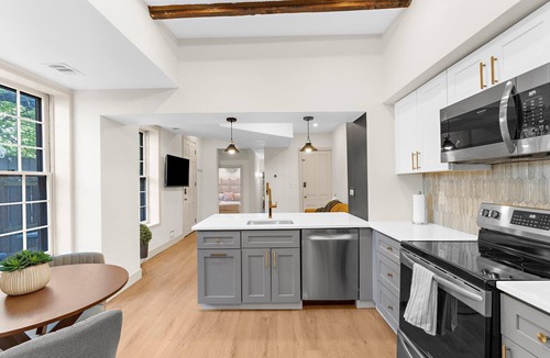 Barre Circle Apartment | 2 Blocks to Oriole Park, UMMS, UMB w/Parking, High-end Design & Patio