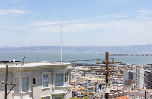 Russian Hill Apartment | 2026 New Listing! Gorgeous Russian Hill 2BR Flat with Bay Views.