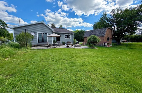 Westons Mills House | 3-bedroom house on outskirts of Olean with peaceful porch back patio & fire pit