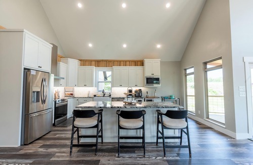 Edgemont House | 4 Bed 3 Bath Greers Ferry Lakefront Home with Private Playground!