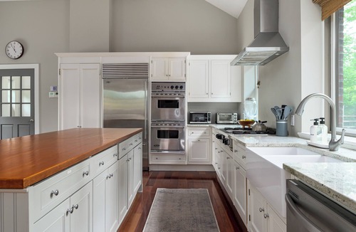 Middle Hope House | A Restored Schoolhouse With Movie Theater, Firepit, and Heated Pool