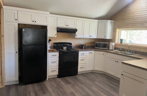 Elkins Cabin | Access the trails just across the road from the cabin. Plenty of parking.