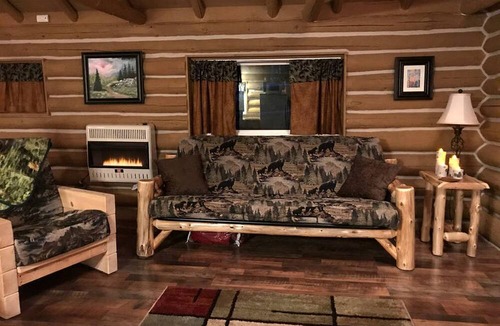 Glenfield Cabin | Authentic Log Cabin Rental for a Family Camping Getaway near Chase Lake, New York