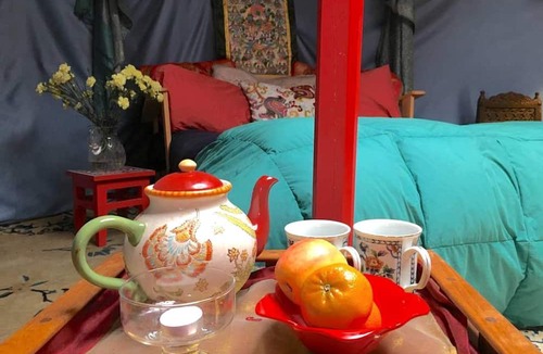 Saratoga Springs Cabin | Authentic Mongolian Yurt for a Serene Healing Retreat in Saratoga Springs, New York