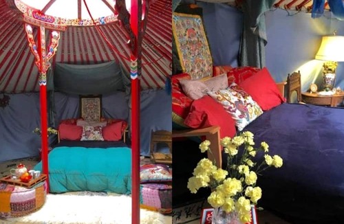 Saratoga Springs Cabin | Authentic Mongolian Yurt for a Serene Healing Retreat in Saratoga Springs, New York