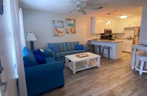 West Panama City Beach Condo | Beach access #73 across the street! Easy Parking! INQUIRE ABOUT SNOWBIRD RATES!
