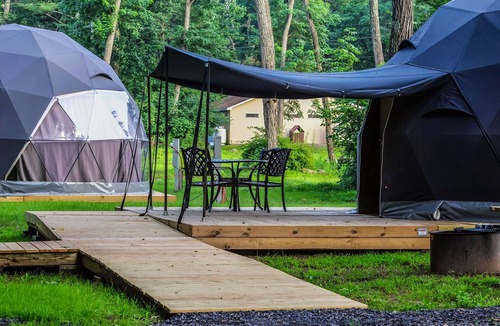 Gilboa Cabin | Boutique Glamping Dome in the Catskill Mountains