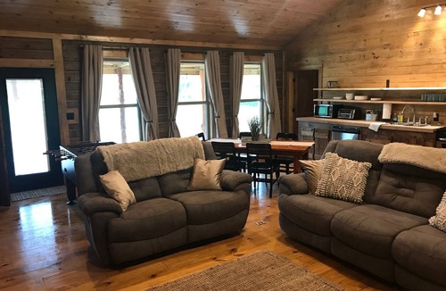 Combs Cabin | BUCKEYE Creekside Cabin Ride to the trails from the cabin
