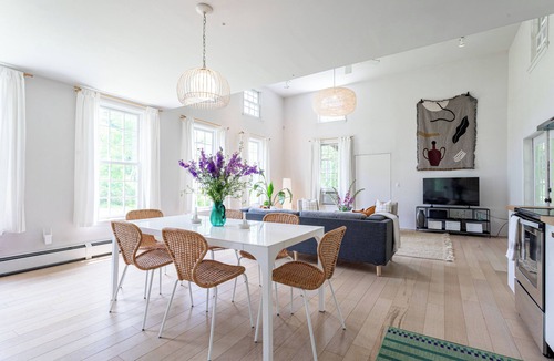 North Branch House | Callicoon Cottage with Private Pond, Fireplace and Fire Pit Family, Pet Friendly