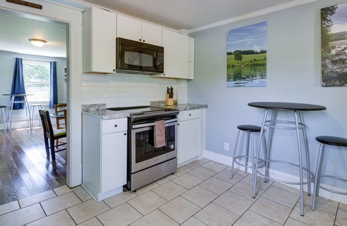 Lexington House | Charming Lexington Getaway - Large Riverfront Deck