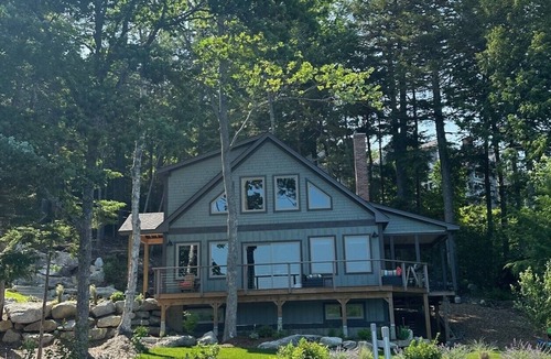 Lucerne-in-Maine Cottage | Charming newly built cottage with 3 bedrooms 2 baths, internet, on Phillips lake