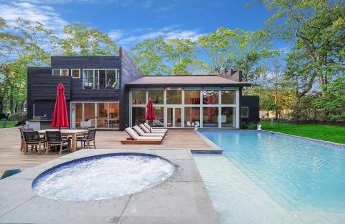 Village of East Hampton House | Chic Modern Retreat in the Heart of EH! Pool Open!
