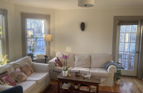 North Cambridge Apartment | Comfortable Cambridge home with deck in walkable family neighborhood