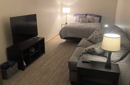 Hudson House | Comfortable Private room with bathroom and kitchenette.
