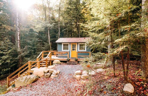 Middle Grove Cottage | Cozy Cottage overlooking stream on 60 acres
