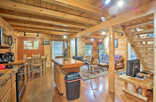Glenfield Cabin | Cozy, Rustic Adirondack Riverfront Log Cabin, Rapids, Independence River