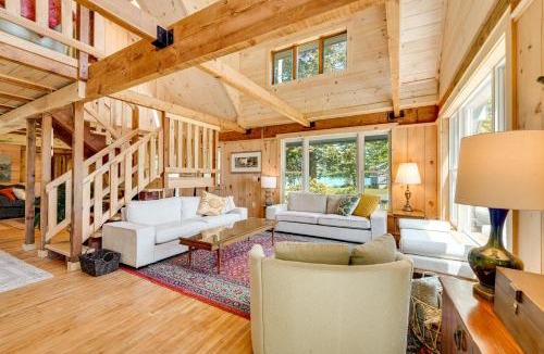 Winthrop House | Dock + Kayaks: Annabessacook Lake Retreat!