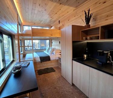 Quakertown House | Elm: Family Tiny Home Pod with Forest Views near Quakertown, Pennsylvania