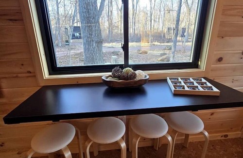 Quakertown Cabin | Elm: Family Tiny Home Pod with Forest Views near Quakertown, Pennsylvania