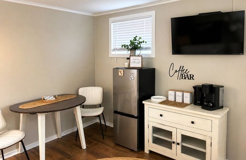 Ashville Apartment | Ember & Shore is a cozy retreat created for enjoying life’s quieter moments.