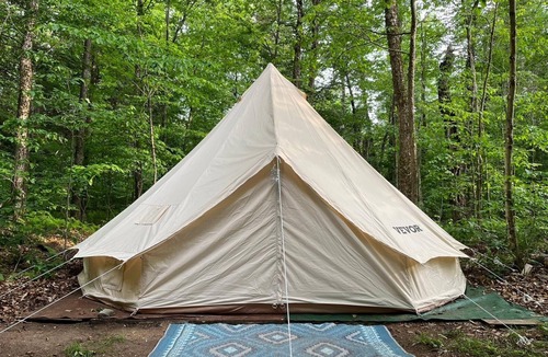 Harris RV Rental | Family Bell Tent Taino Woods 15 mins to Bethel Woods Concerts, Glamping Sleeps 8