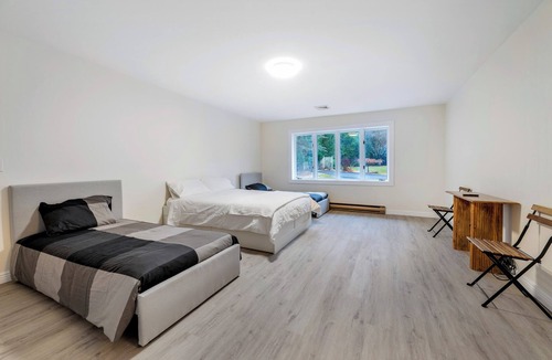 Saylorsburg House | Features two living rooms, sauna, hot tub, and fire pit -over 4 acres of land.