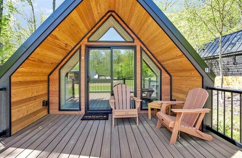 Wellsboro Cabin | Gorgeous Modern Tiny House on an Incredible Campground for a Unique Getaway near Wellsboro, Pennsylvania