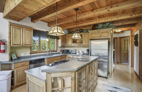 Hancock House | Indoor/Outdoor Pool, 2 Story Game Room, Luxury Log Estate
