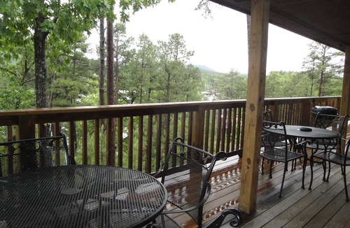 Mount Ida Cottage | Lake view three bedroom, three bath cottage with hot tub overlooking Lake Ouachita. by RedAwning