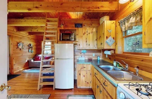 Oakland Cabin | Lakefront, dog-friendly cottage with screened porch, firepit, WiFi & lake access