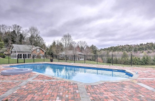 Livingston Manor House | Luxury Livingston Manor Home w/Guest House & Pool!