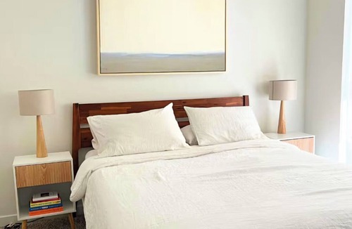 Hayward Apartment | ♥ Modern 2BR Hayward Retreat with Pool, ✦ Gym, Balcony and Workspace