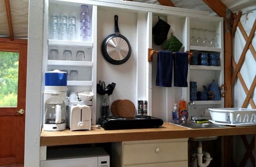 Waterville Cabin | Modern Countryside Yurt Rental in Waterville, Upstate New York