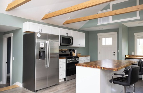 Hermon House | Modern Hermon Pond Retreat: 25ft to Shore, 15m to Bangor, Fishing & Kayak Launch